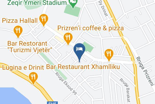 Kukes - Oda Kuksit Hotel Maps