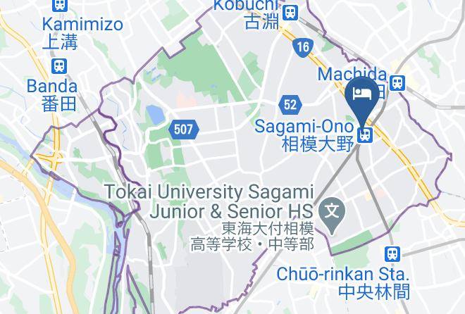Sagamihara City Minami Ward - Odakyu Hotel Century Sagami Ono Maps