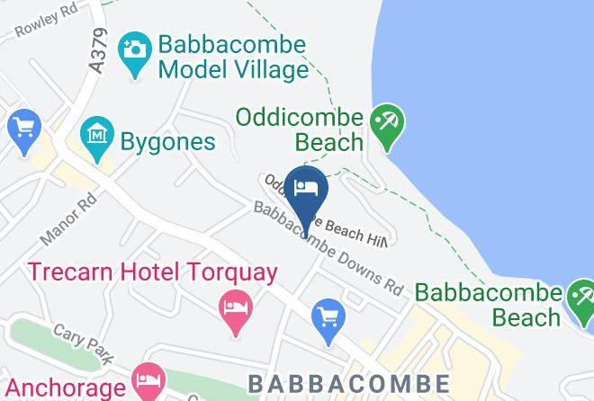 Torbay - Oddicombe Hall Hotel Maps