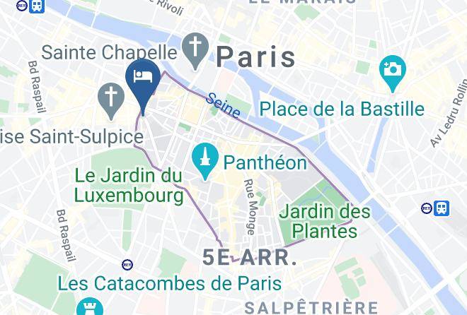 Paris - Odeon Hotel Maps