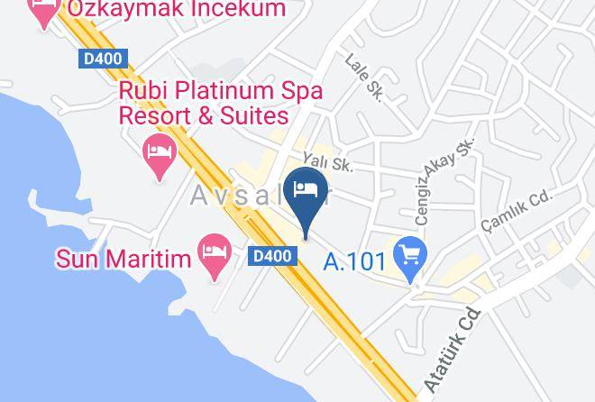 Alanya - Odessa Otel Maps