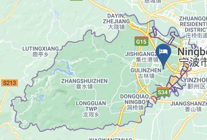 Ningbo - Odlon Fashion Hotel Maps