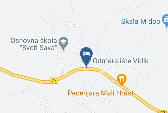 Sumadijski Okrug - Odmaraliste Vidik Maps