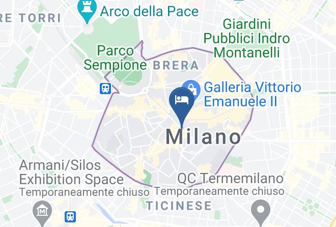 Milan - Odsweet Duomo Milano Hotel Maps
