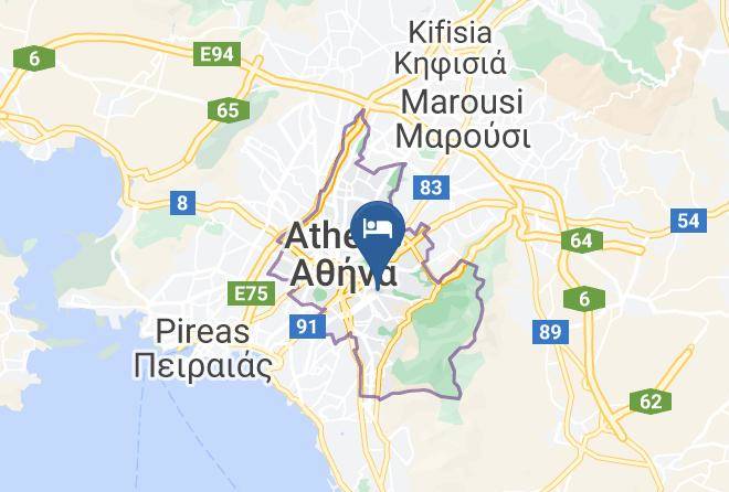 Central Athens - Odyssey Residence Maps