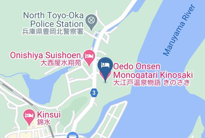 Toyooka City - Oedo Onsen Monogatari Kinosaki Maps
