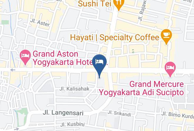 Kota Yogyakarta - Ogh Doni Hotel Maps