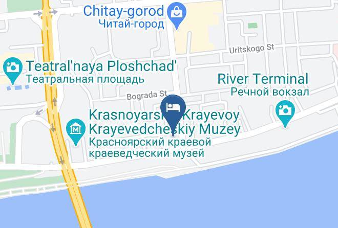 Krasnoyarsk - Ogni Yeniseya Maps
