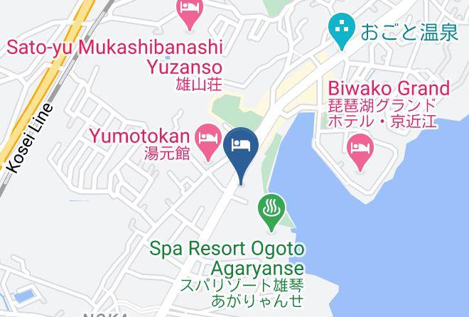 Ogoto Onsen Biwako Ryokusuitei Map