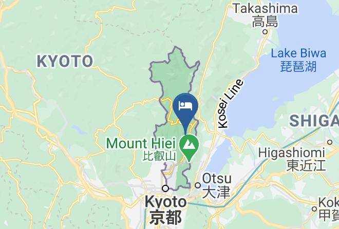Kyoto City Sakyo Ward - Ohara Tsuji Maps