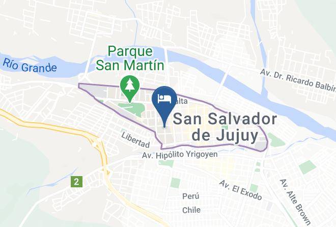 Doctor Manuel Belgrano - Ohasis Jujuy Hotel Spa Maps