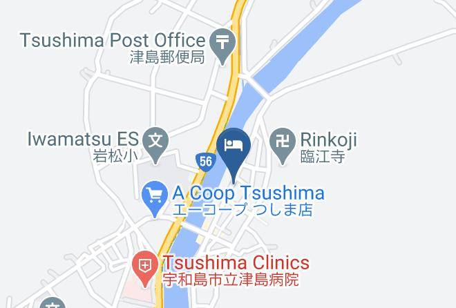 Uwajima City - Ohata Ryokan Maps