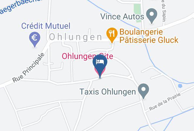 Bas Rhin - Ohlungen Gite Maps