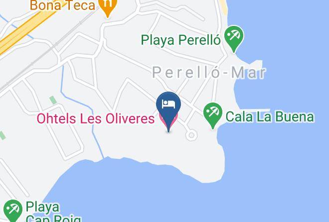 Tarragona - Ohtels Les Oliveres Maps