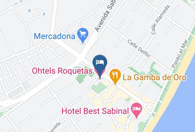 Ohtels Roquetas Map