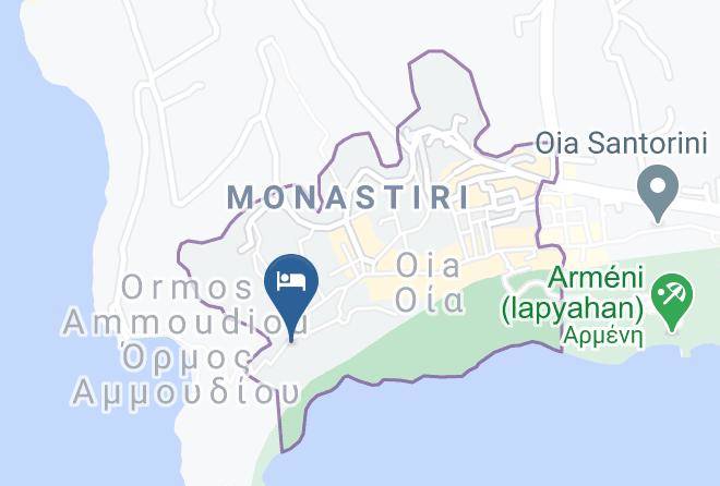 Thira - Oia Castle Luxury Suites Maps