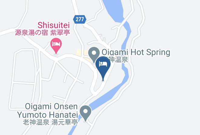 Numata City - Oigami Onsen Rakuzensou Maps