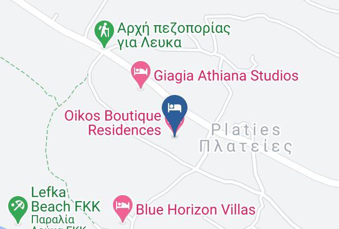 Kefallinia - Oikos Boutique Residences Maps