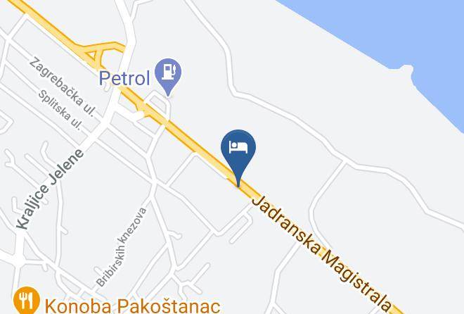 Pakostane - Oikos Eco Resort Buqez Maps