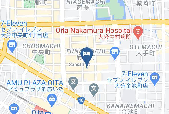 Oita Century Hotel Map