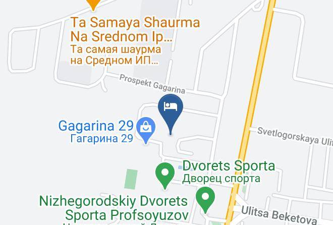 Nizhniy Novgorod - Oka Grand Hotel Maps