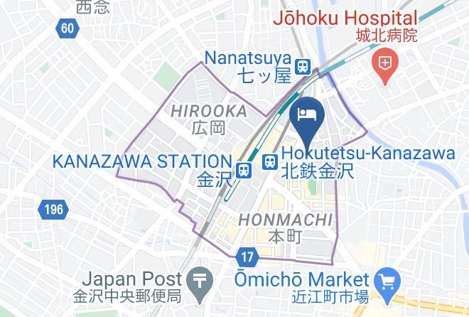 Kanazawa City - Oka Hotel Maps