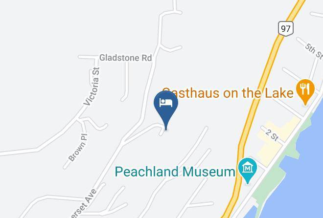 Central Okanagan - Okanagan Oasis B&b Maps