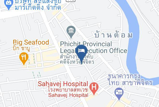 Amphoe Mueang Phichit - Oka Nakorn Hotel Maps
