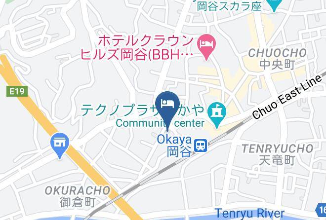 Okaya City - Okaya Central Hotel Maps