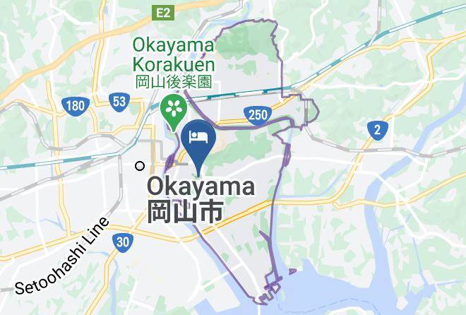 Okayama International Hotel Map - Okayama Pref - Okayama City Naka Ward