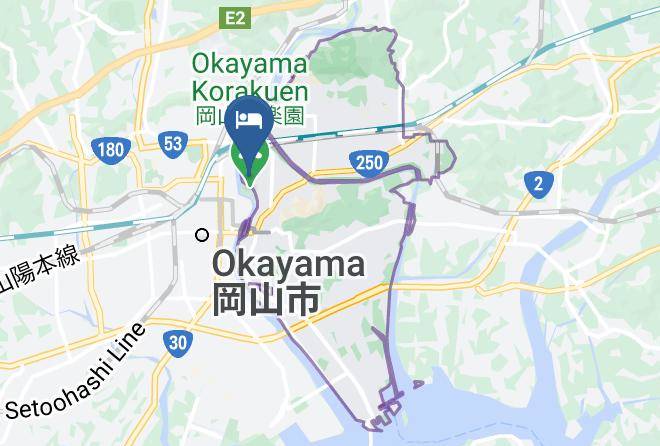 Okayama City Naka Ward - Okayama Plaza Hotel Maps