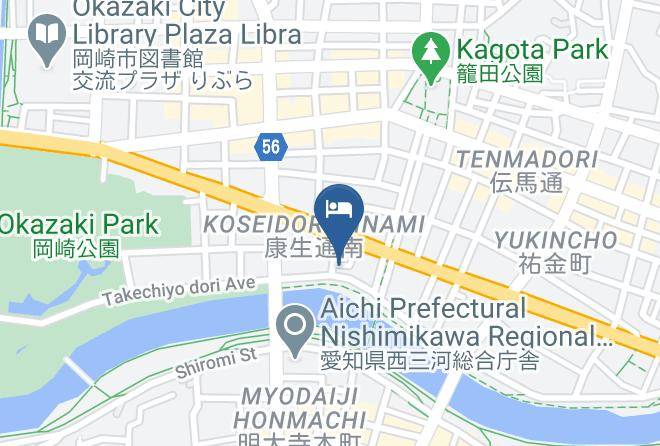 Okazaki City - Okazaki Daiichi Hotel Maps