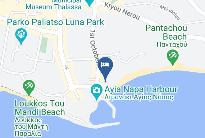 Cyprus - Okeanos Beach Boutique Hotel Maps