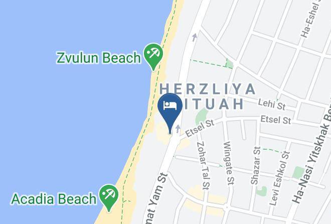 Herzliyya - Okeanos Suites Herzliya By Herbert Samuel Maps
