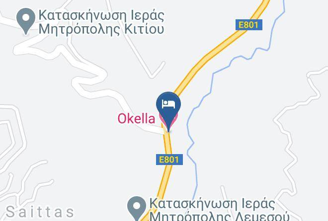 Cyprus - Okella Hotel Maps