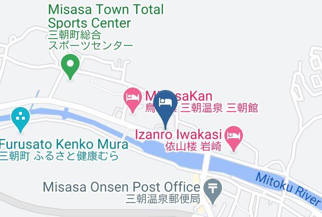 Misasa Towntohaku District - Okeya Inn Maps