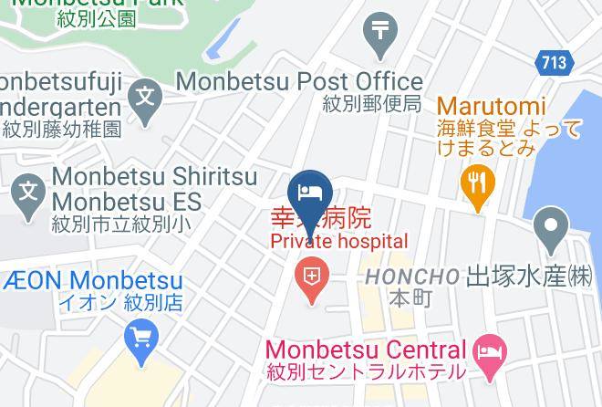 Mombetsu City - Okhotsk Palace Hotel Maps