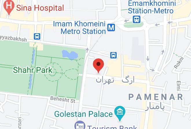 Tehran - Okhovvat Hotel Maps