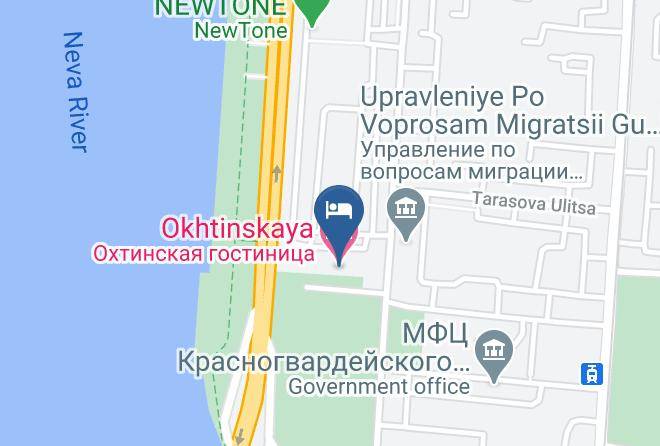 Saint Petersburg - Okhtinskaya Maps