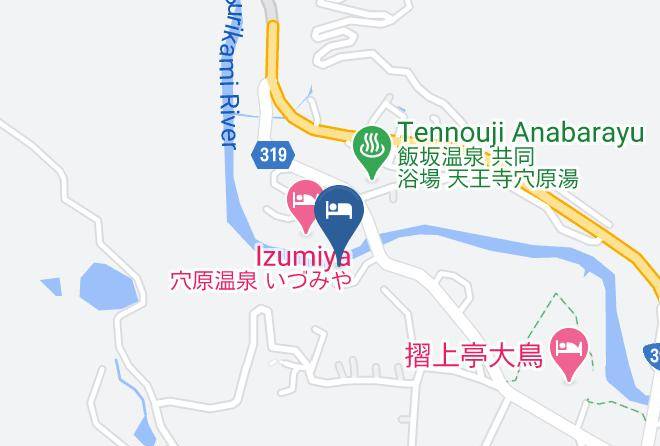 Fukushima City - Okina Ryokan Maps