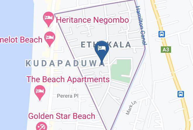 Colombo - Okinrose Holiday Resort Maps