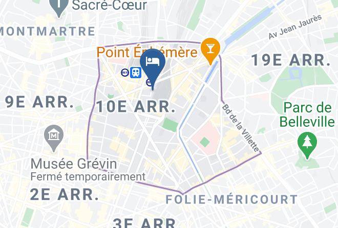 Paris - Okko Hotels Paris Gare De L'est Maps