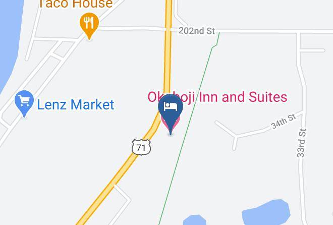 Dickinson - Okoboji Inn And Suites Maps