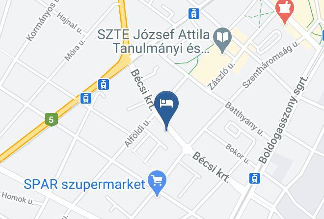 Szeged - Okszi Vendeghaz Maps