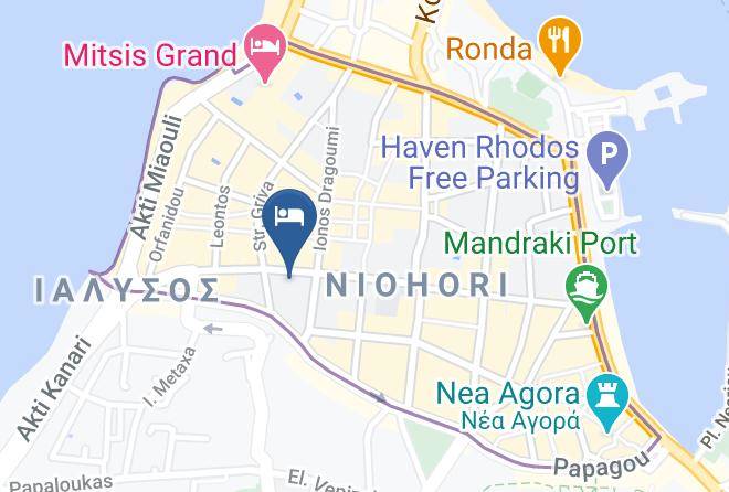 Dodecanese - Oktober Hotel Maps