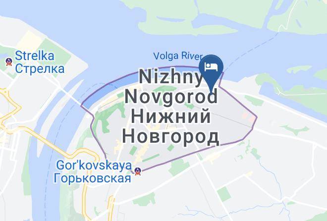 Nizhniy Novgorod - Oktyabrskaya Hotel Maps