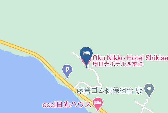 Nikko City - Oku Nikko Hotel Shikisai Maps