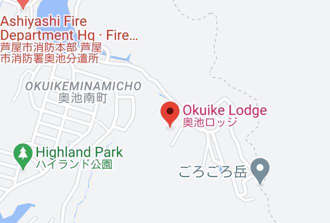 Ashiya City - Okuike Lodge Maps
