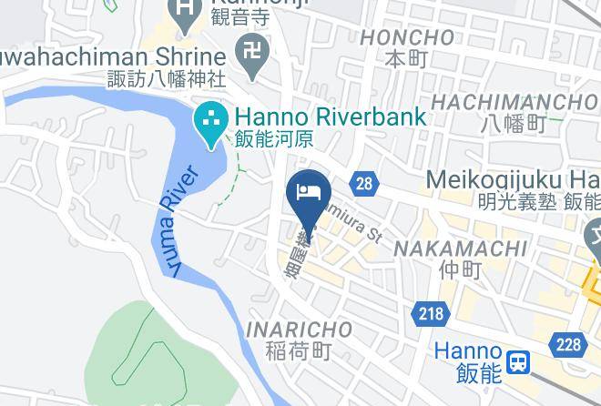 Hanno City - Okumusashi Inn Maps