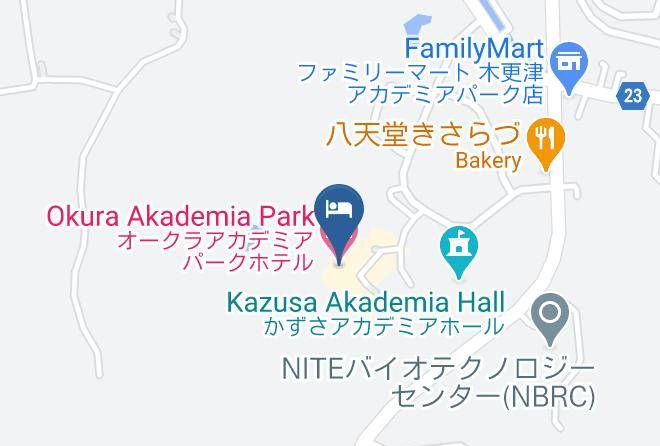 Kisarazu City - Okura Akademia Park Maps